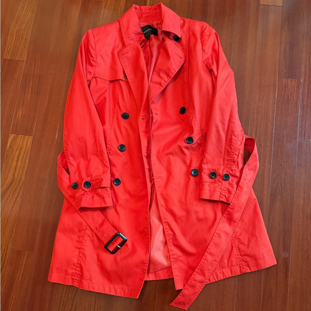 Banana republic mid length belted trenchcoat